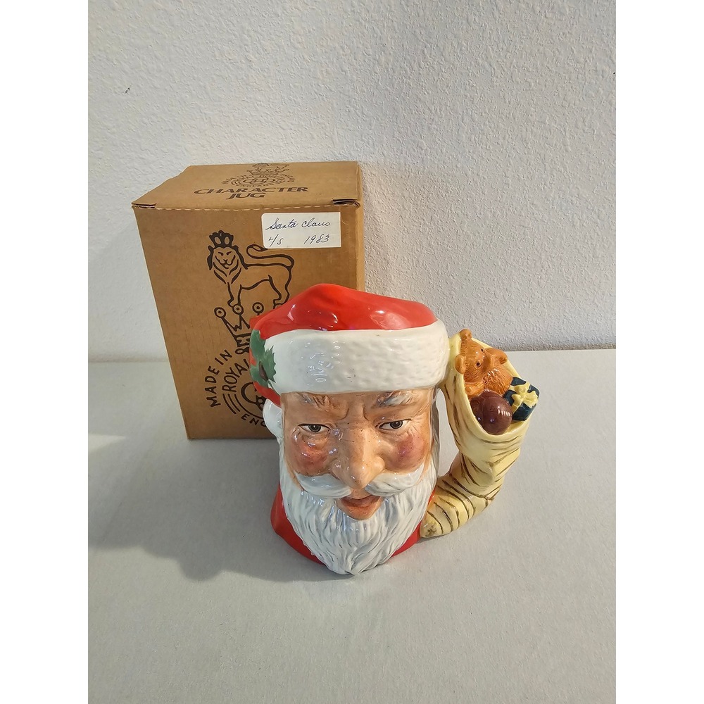Royal Doulton Large Santa Claus Character Jug D6704 Vintage 1983